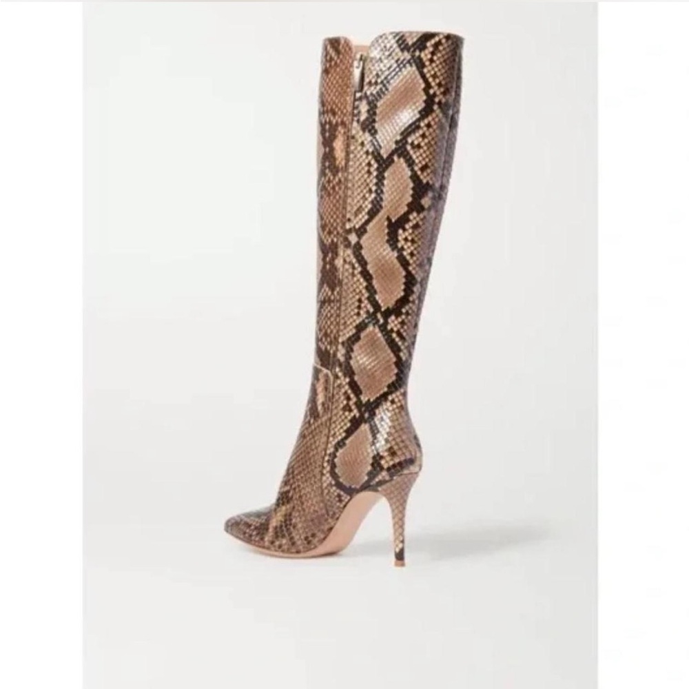 Gianvito Rossi Python Stiletto Boots - image 2